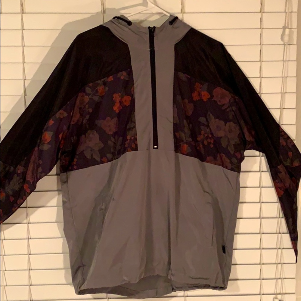 Reflective half-zip Track Jacket/Windbreaker